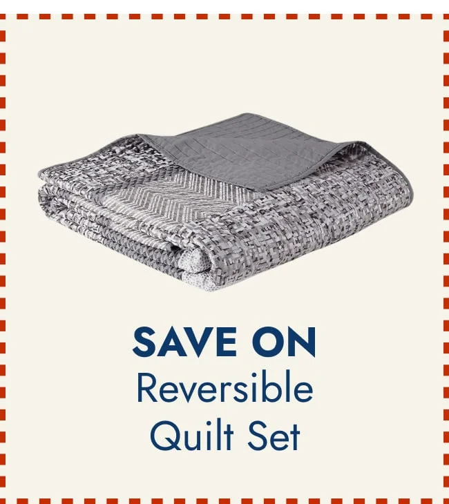 Madison Park Melody 6 Piece Reversible Jacquard Quilt Set with Throw Pillows