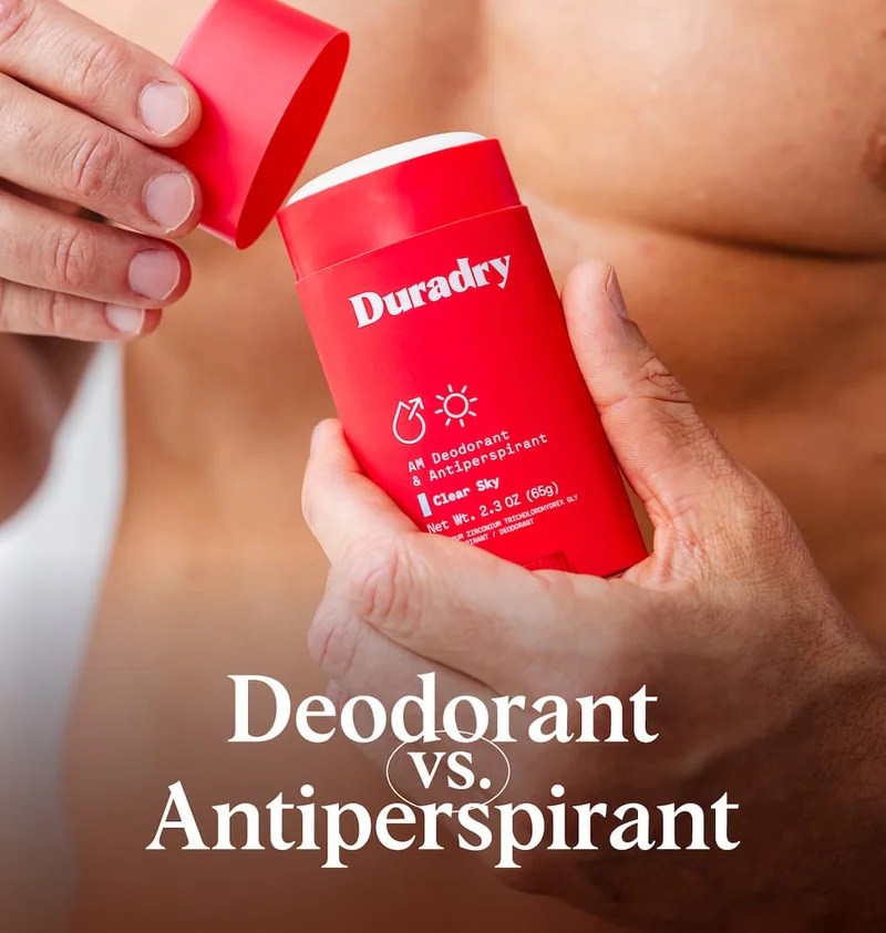 Deodorant vs Antiperspirant