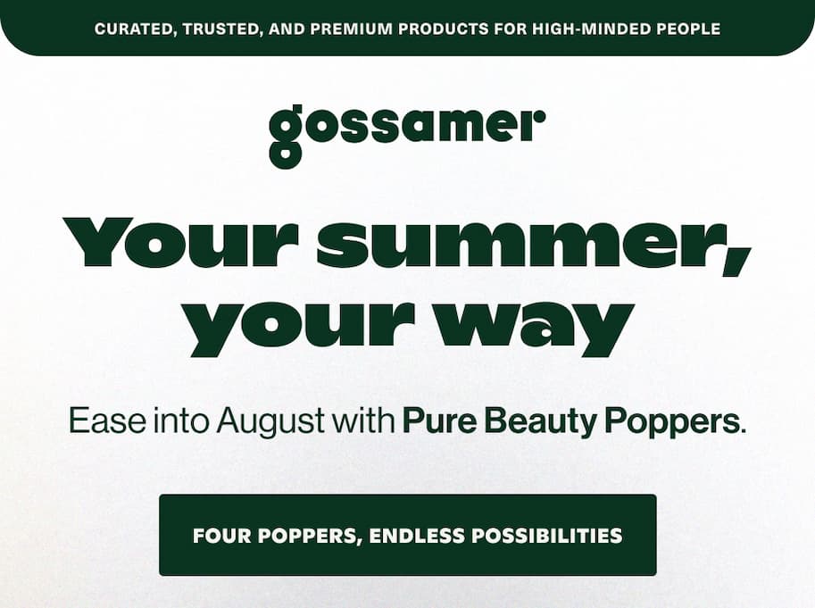 FOUR POPPERS, ENDLESS POSSIBILITIES