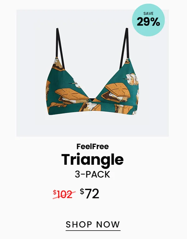 FeelFree Triangle 3-Pack | $72 | Shop Now