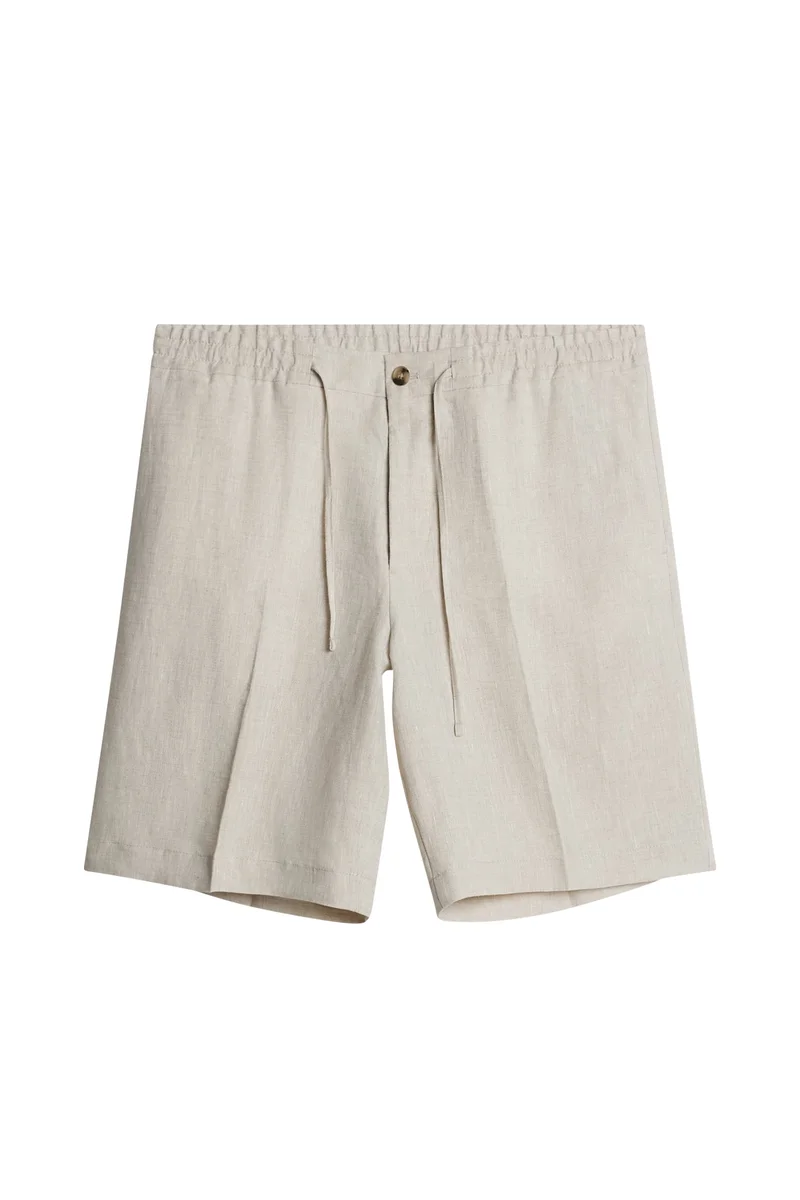 Image of Brady Drape Linen Shorts