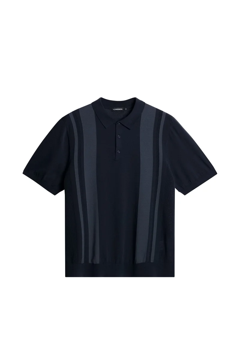 Image of Reymond Stripe Knit Polo