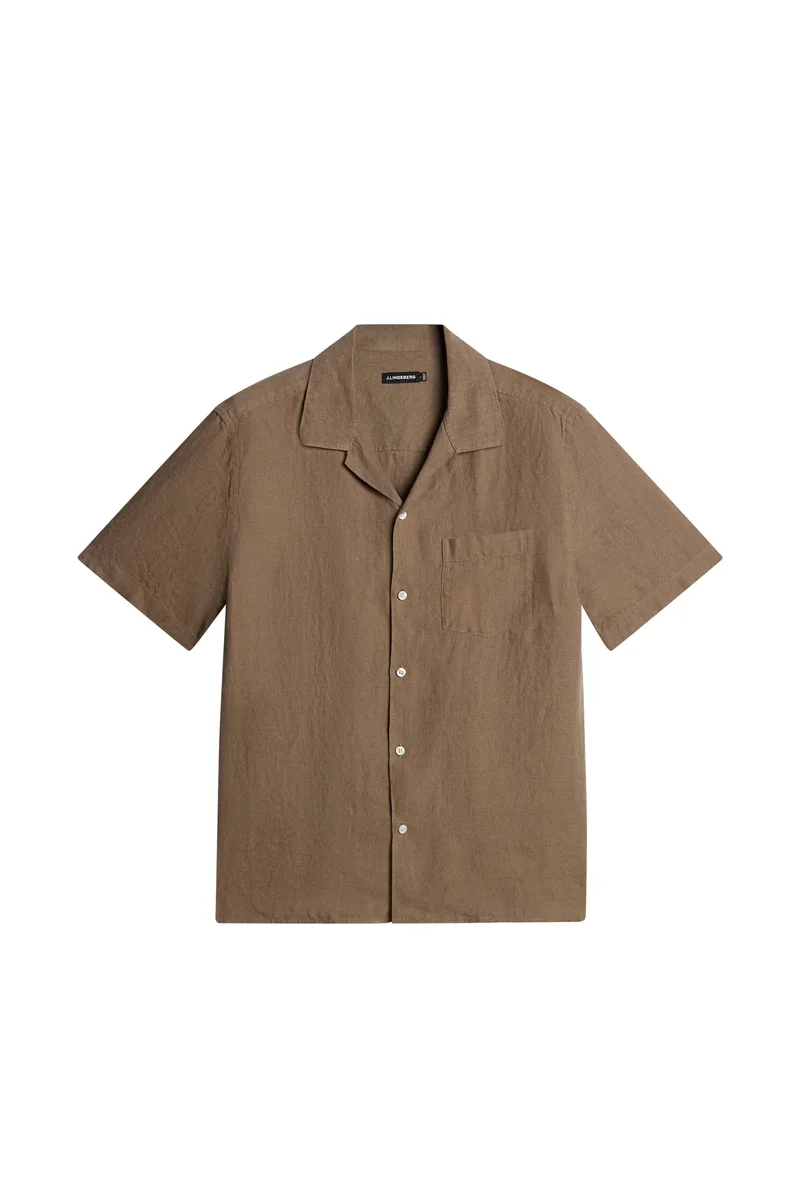 Image of Elio Linen Melange Shirt