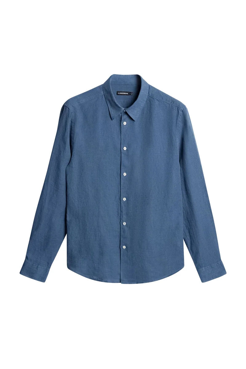 Image of Slim LS Linen Melange Shirt