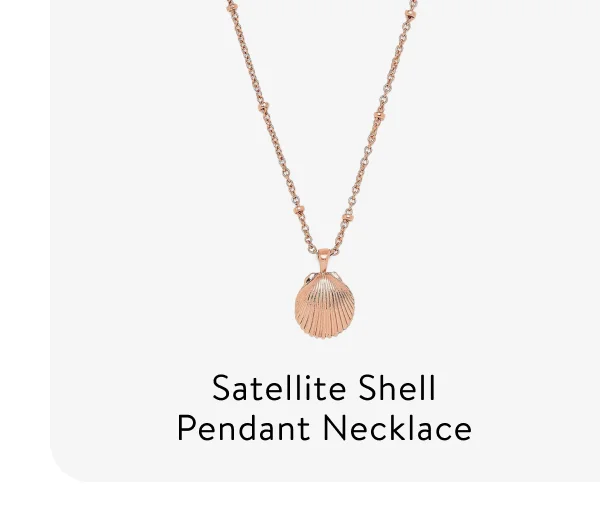 Satellite Shell Pendant Necklace