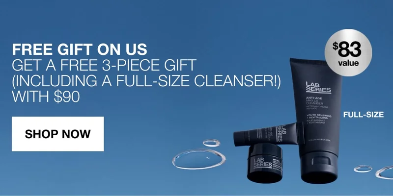 FREE GIFT ON US | $83 value | GET A FREE 3-PIECE GIFT (INCLUDING A FULL-SIZE CLEANSER!) WITH $90 | SHOP NOW