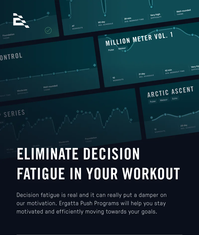 Eliminate decision fatigue