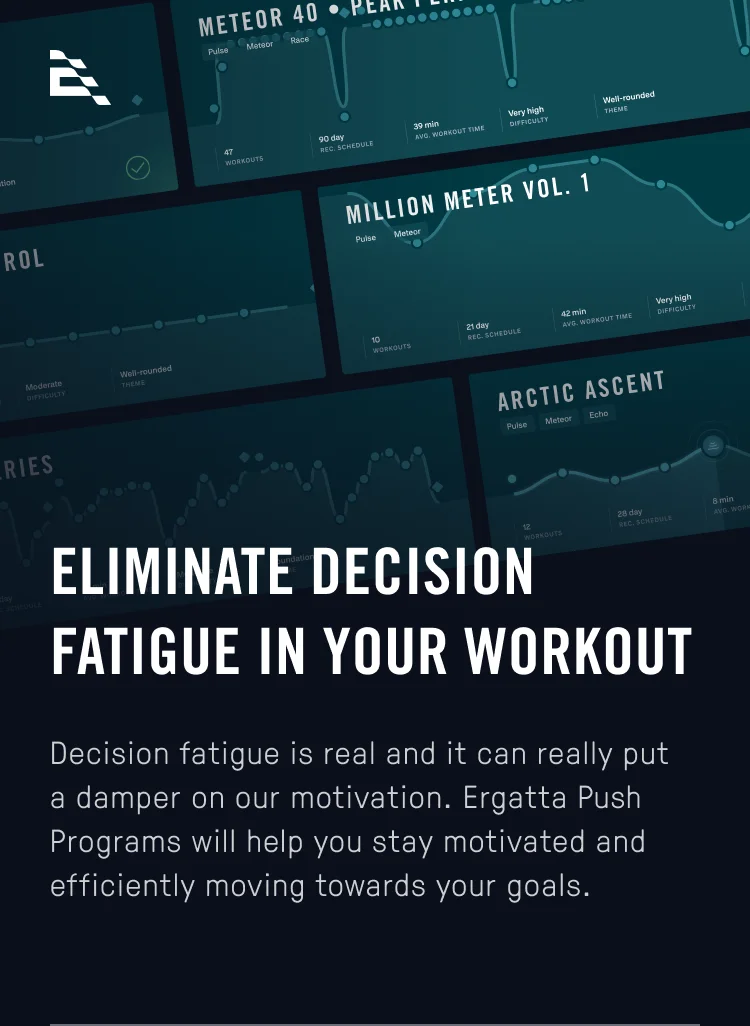 Eliminate decision fatigue