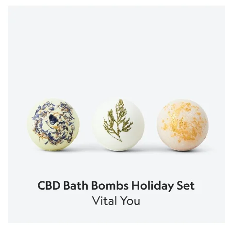 CBD Bath Bombs Holiday Set