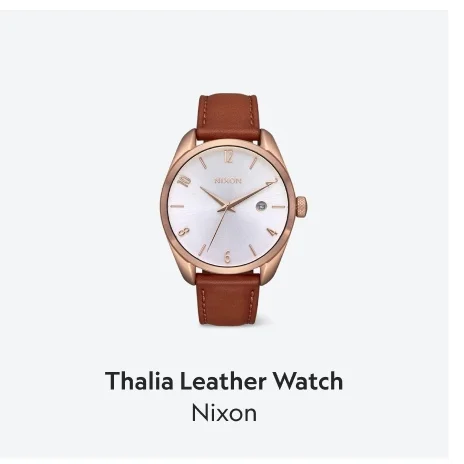 Thalia Leather Watch