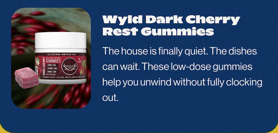 WYLD DARK CHERRY REST GUMMIES