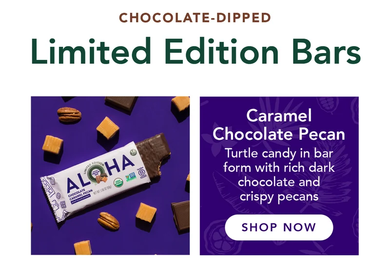 Chocolate Caramel Pecan Protein Bar