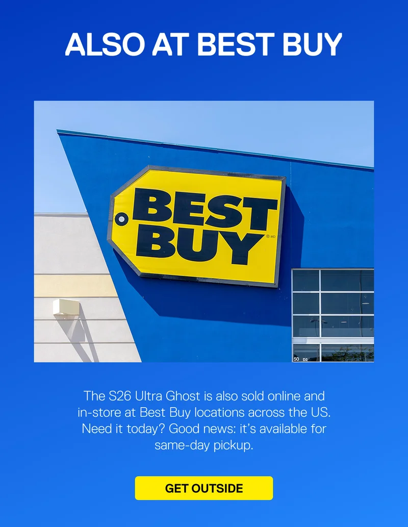 Also available at Best Buy