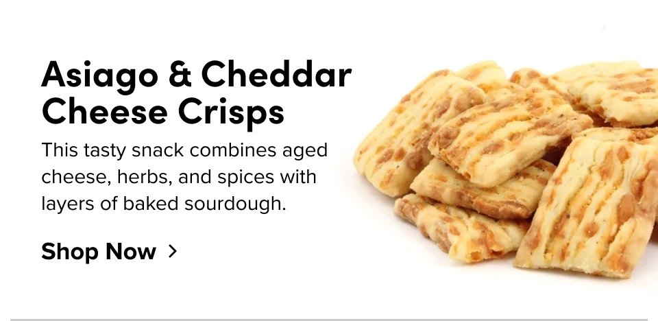 Asiago & Cheddar Cheese Crisps