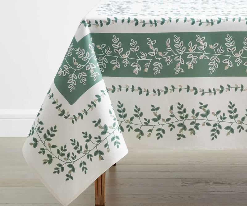 Image of Cotton Tablecloth - Climbing Vines
