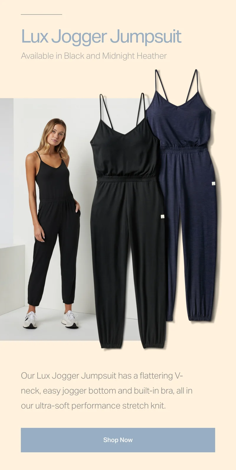 Lux Jogger Jumpsuit