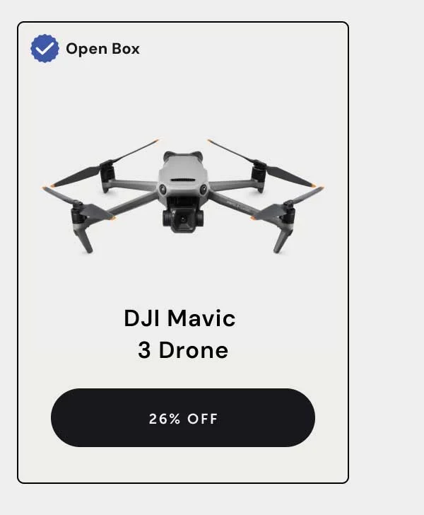 DJI MAVIC 3 DRONE - Open Box26% OFF