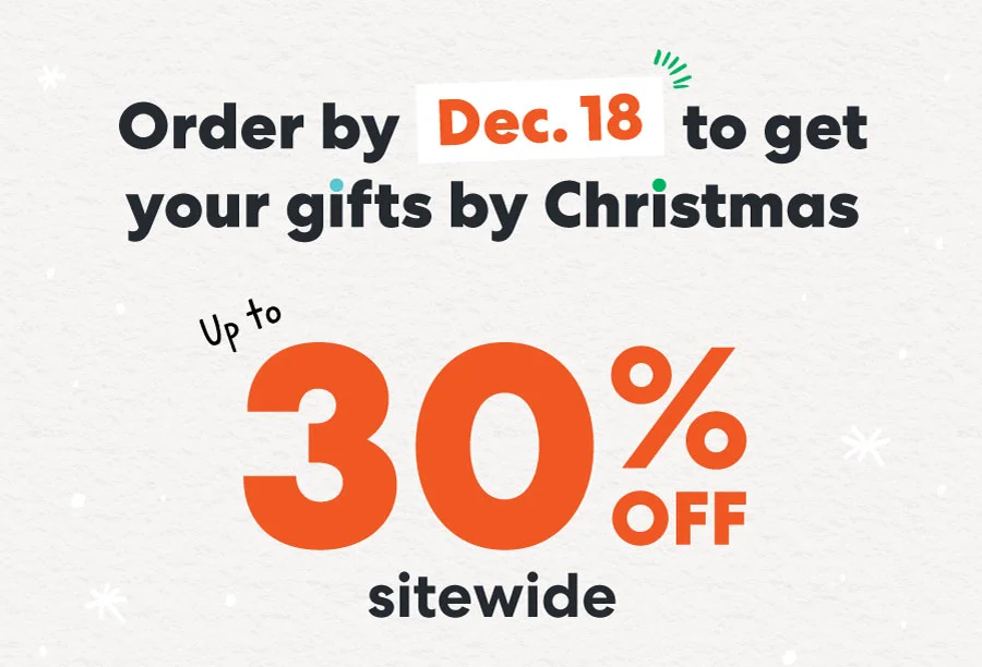 Rush shipping is on us!