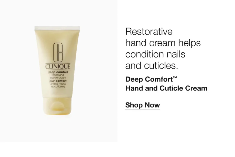 Restorative hand cream helps condition nails and cuticles. Deep Comfort™ Hand and Cuticle Cream | Shop Now
