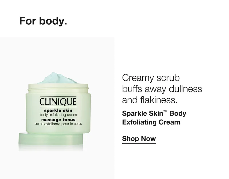 For body. Creamy scrub buff away dullness and flakiness. Sparkle Skin™ Body Exfoliating Cream | Shop Now