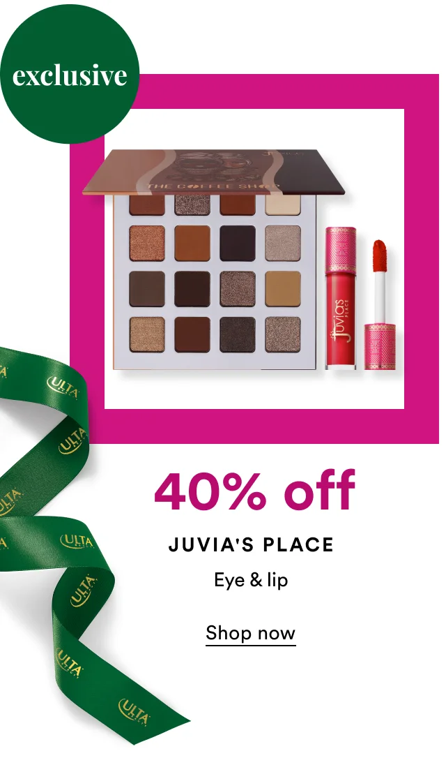 Exclusive | 40% off | Juvia's Place | Eye & lip | Shop now
