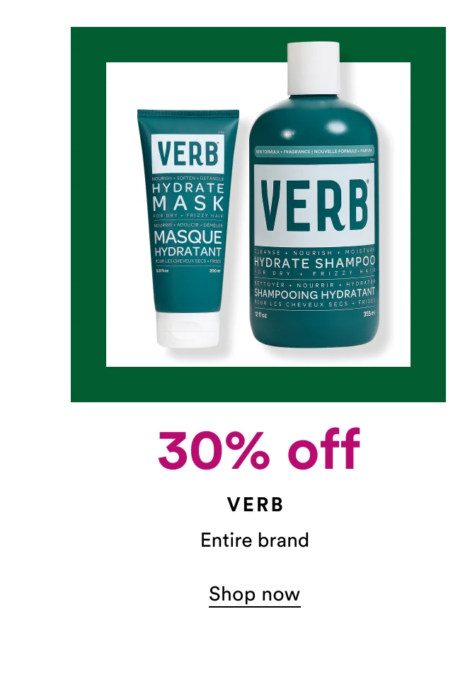30% off | Verb | Shop now