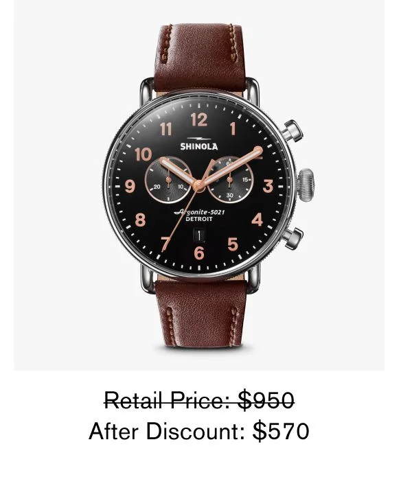 Retail Price: $950 After Discount: $570