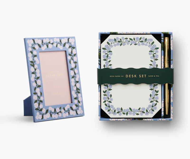 Image of Hydrangea Desk Treasures Set