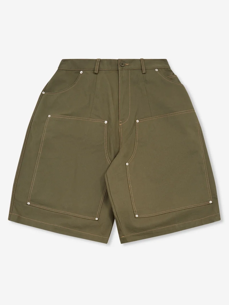 Image of Estudio Niksen Carpenter Wide Shorts - Khaki
