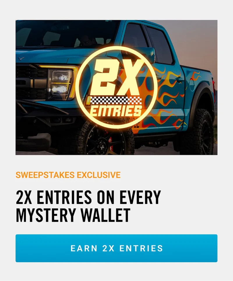 2X Entries on Every Mystery Wallet
