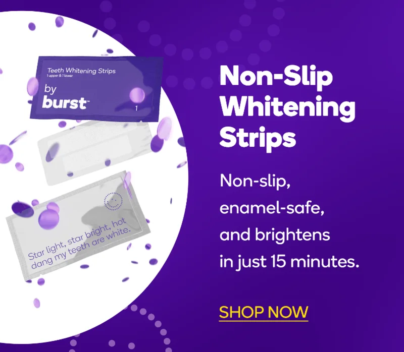 non-slip whitening strips