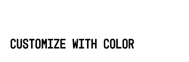Customize With Color