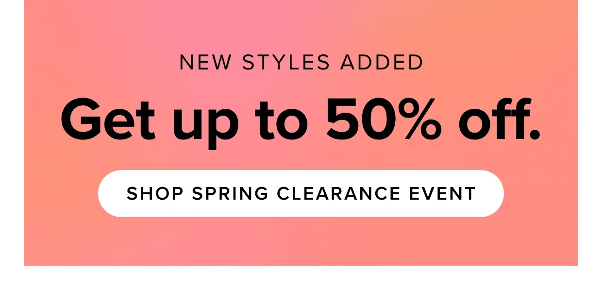 Shop Spring Clearance