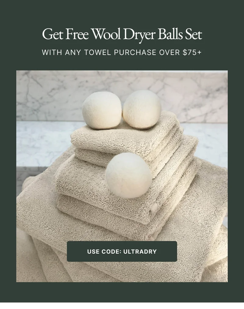 Italic | Life is the luxury | Get Free Wool Dryer Balls Set