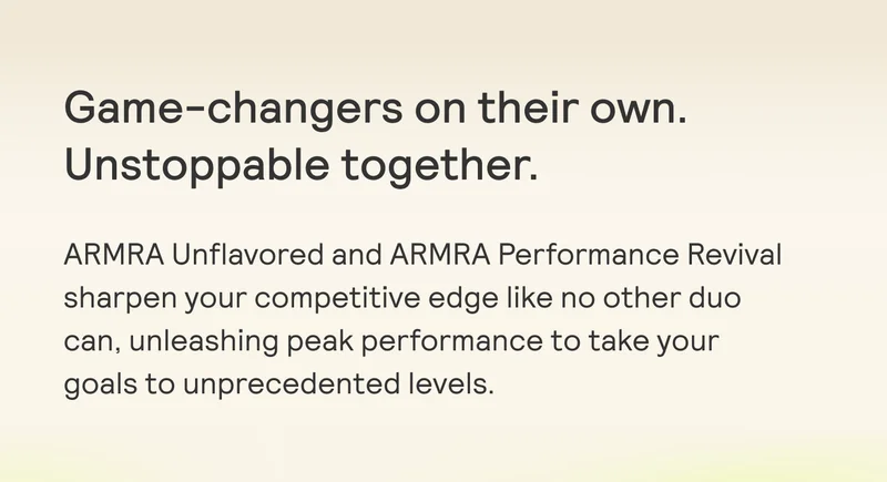 Game-changers on their own. Unstoppable together.