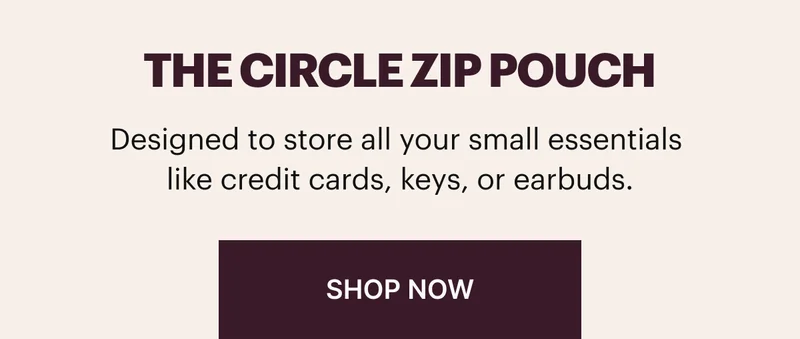 Designed to store all your small essentials like credit cards, keys, or earbuds.
