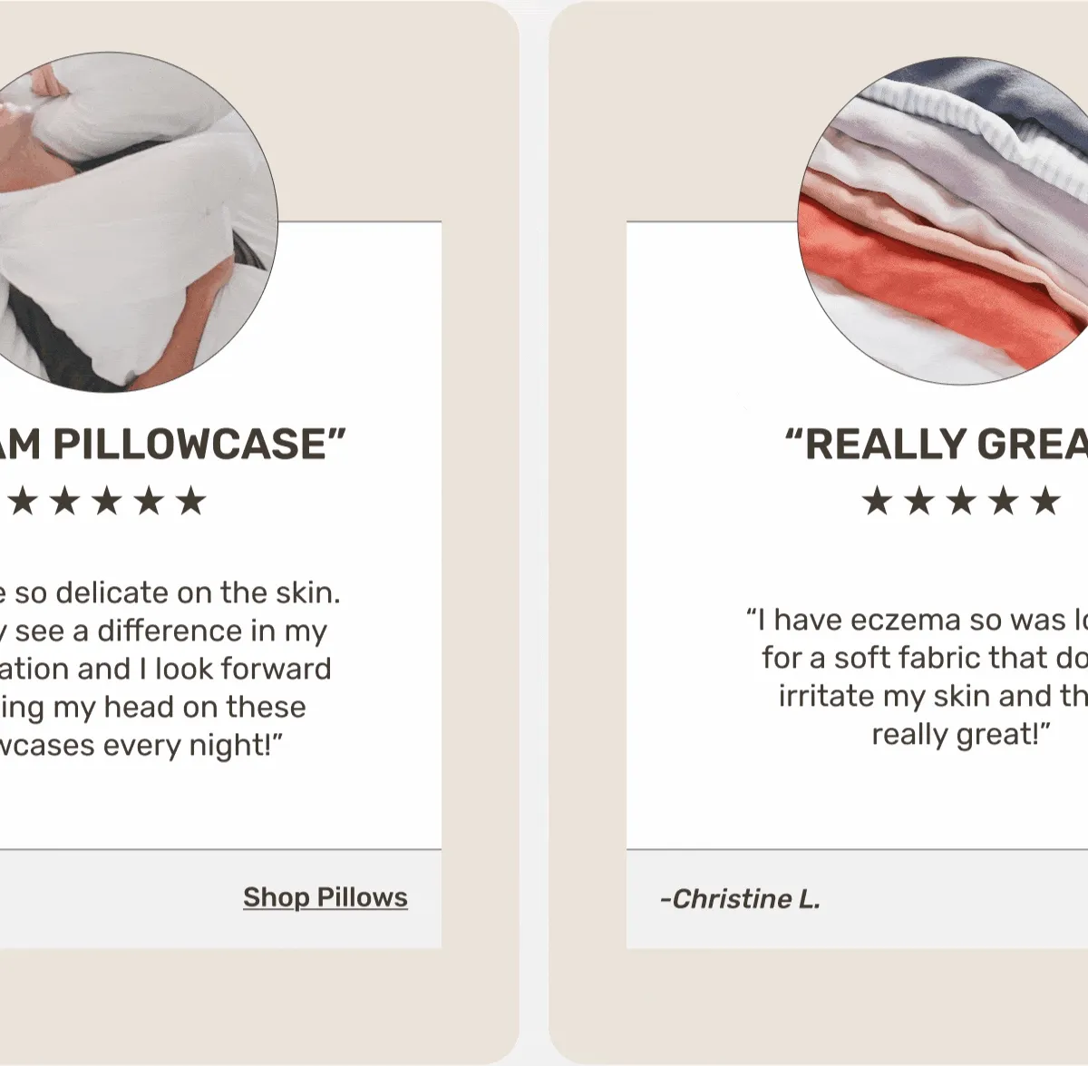 Soft fabric that's irritation free for those with eczema or sensitive skin