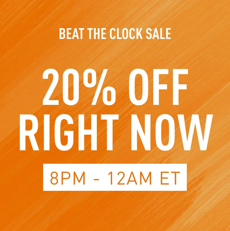 BEAT THE CLOCK SALE