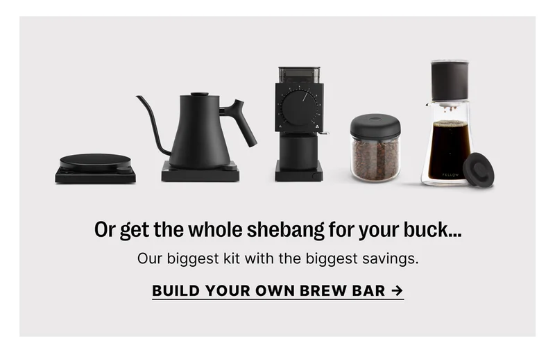 or get the whole shebang for your buck - Build Your Own Brew Bar