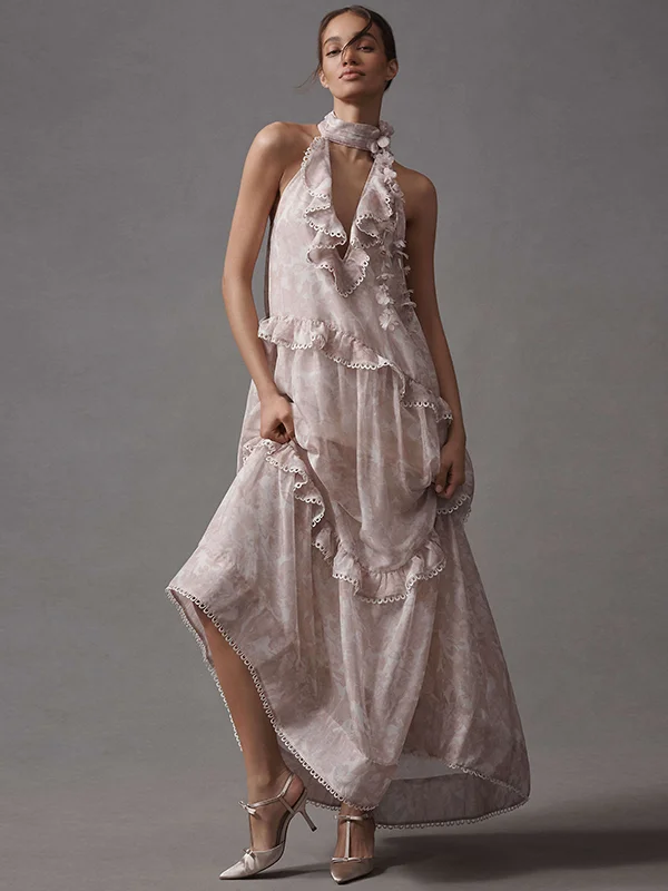 pink lace dress