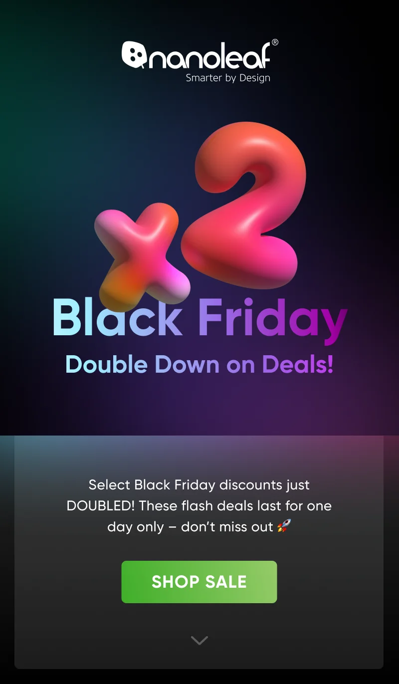Select Black Friday Discounts Just Doubled!