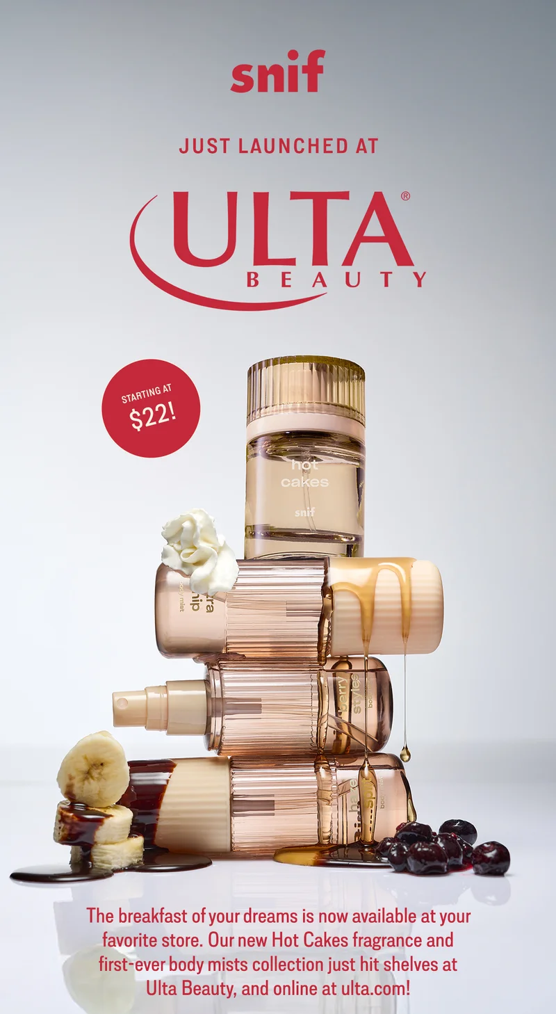 The breakfast of your dreams is now available at your favorite store. Our new Hot Cakes fragrance and first-ever body mists collection just hit shelves at Ulta Beauty, and online at ulta.com!