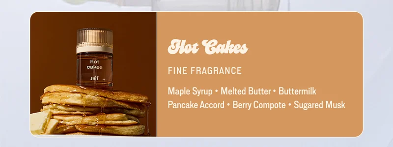 Hot Cakes: maple syrup • melted butter • buttermilk • pancake accord • berry compote • sugared musk