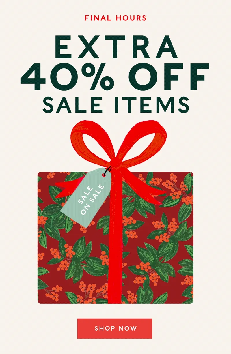 Extra 40% Off Sale Items