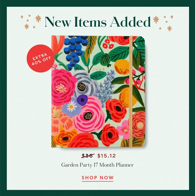 New Items Added to Sale