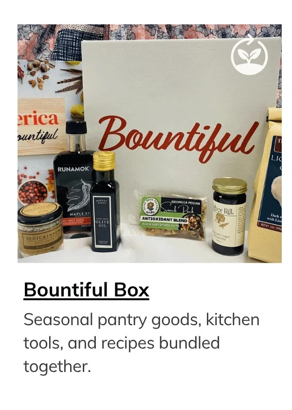 Bountiful box - seasonal pantry and kitchen goods