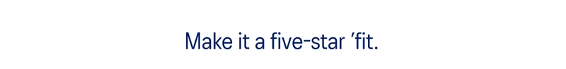 Make it a five-star 'fit
