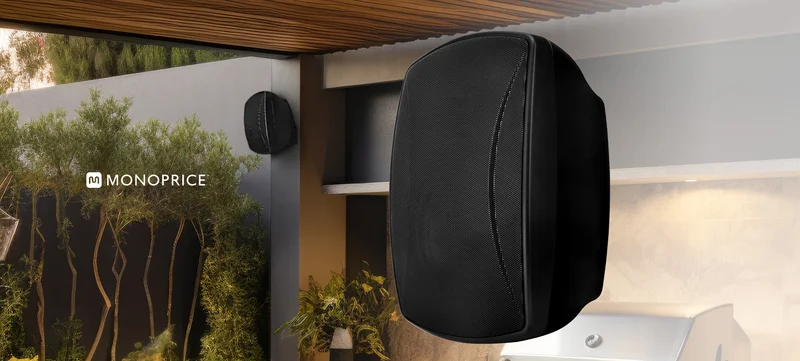Weatherproof Pro 6.5" Indoor/Outdoor 70V/8Ω 2-Way Speaker