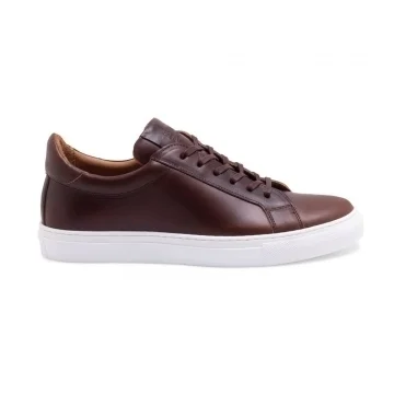 Kelham Trainer in Bourneville Chromexcel Leather