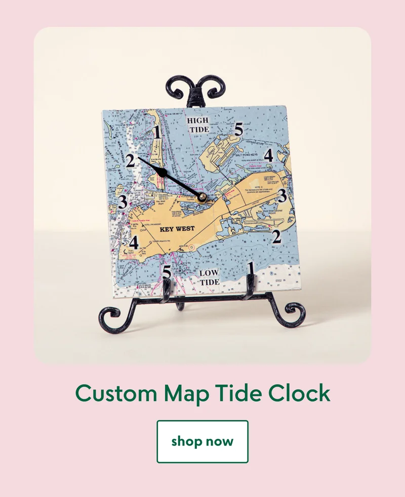 Custom Map Tide Clock